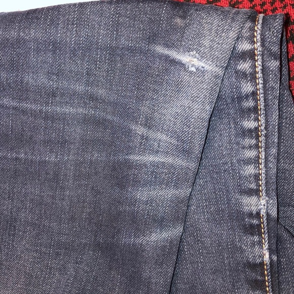 American Eagle Straight Leg Stretch Jeans sz 4 Dark Wash - Picture 5 of 6